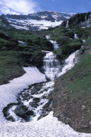 Hanging Glacier in Banff National Park